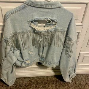 Rhinestone Denim